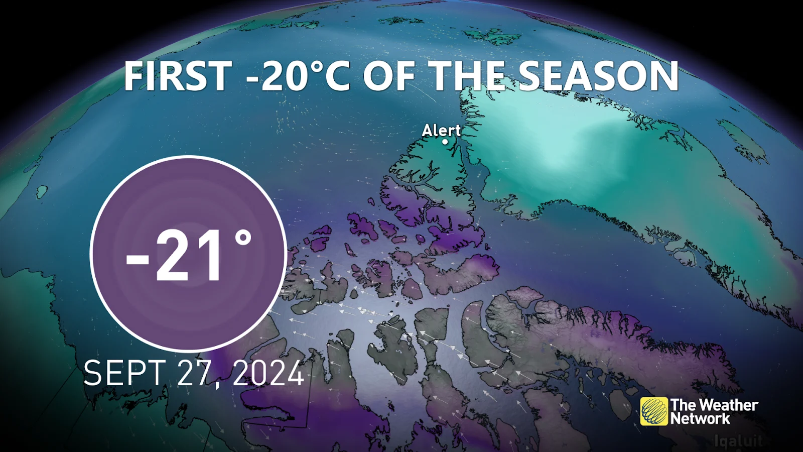Alert First -20C of the season