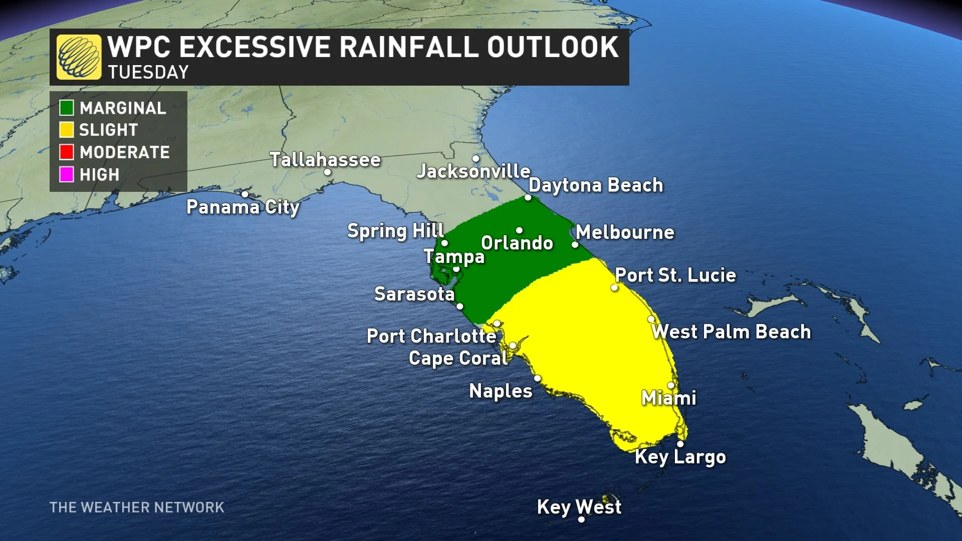 Florida Excessive Rainfall Outlook
