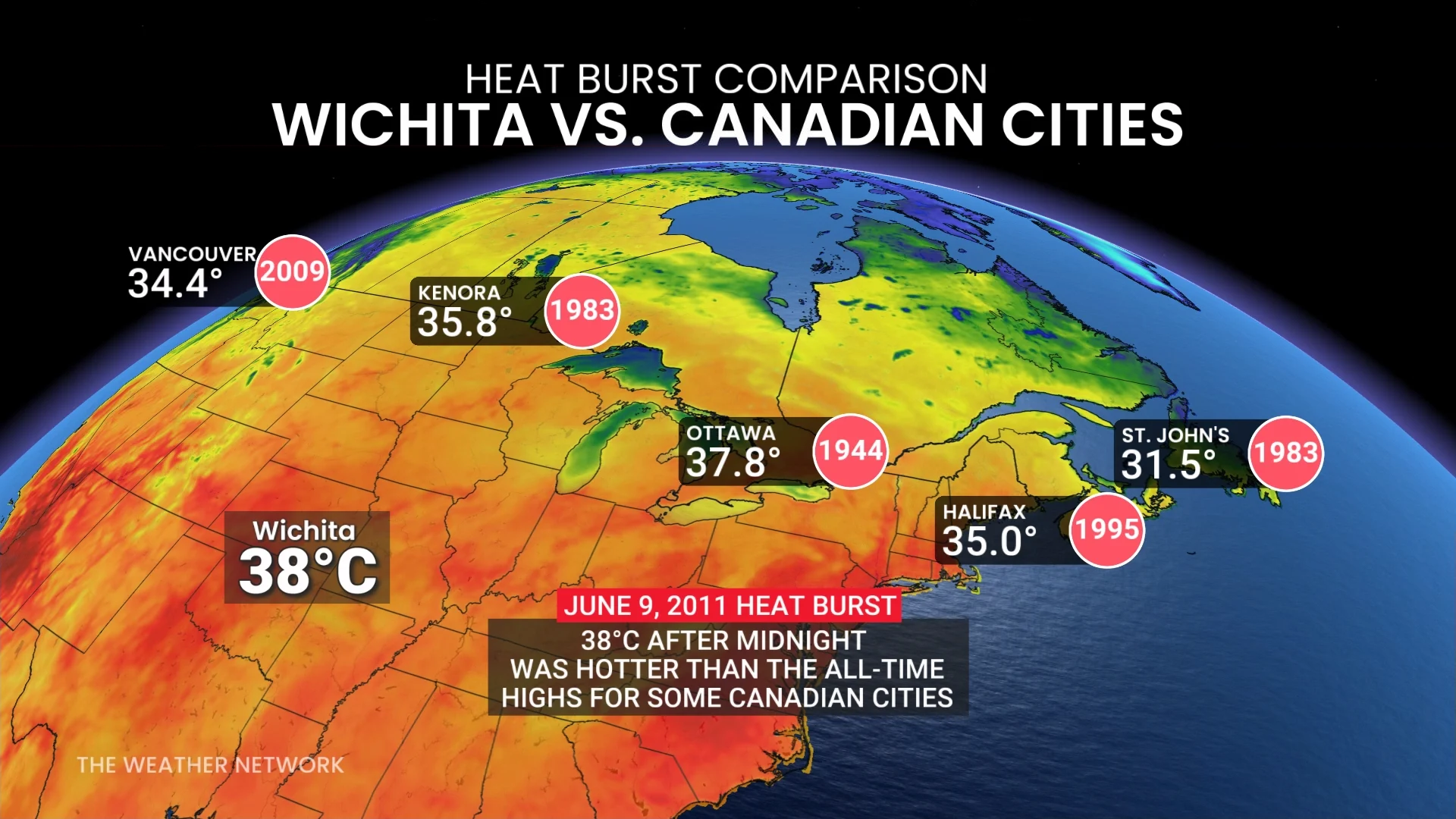 Wichita Heat Burst Canadian Comparison