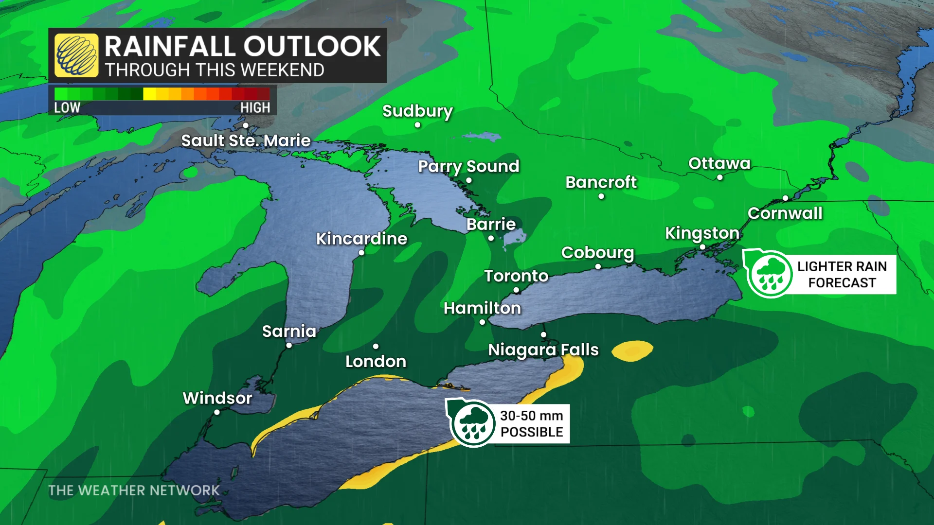 Baron - Ontario weekend rainfall - May 21