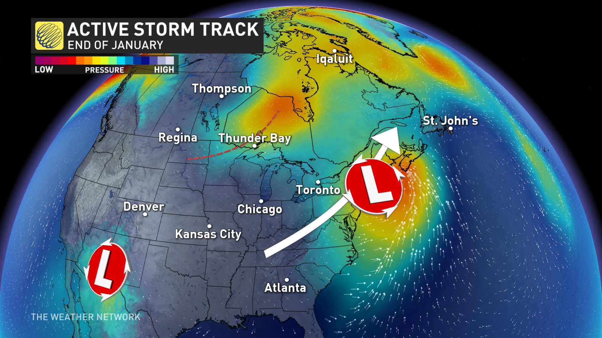 ON jet stream Jan 21 2023 PM update