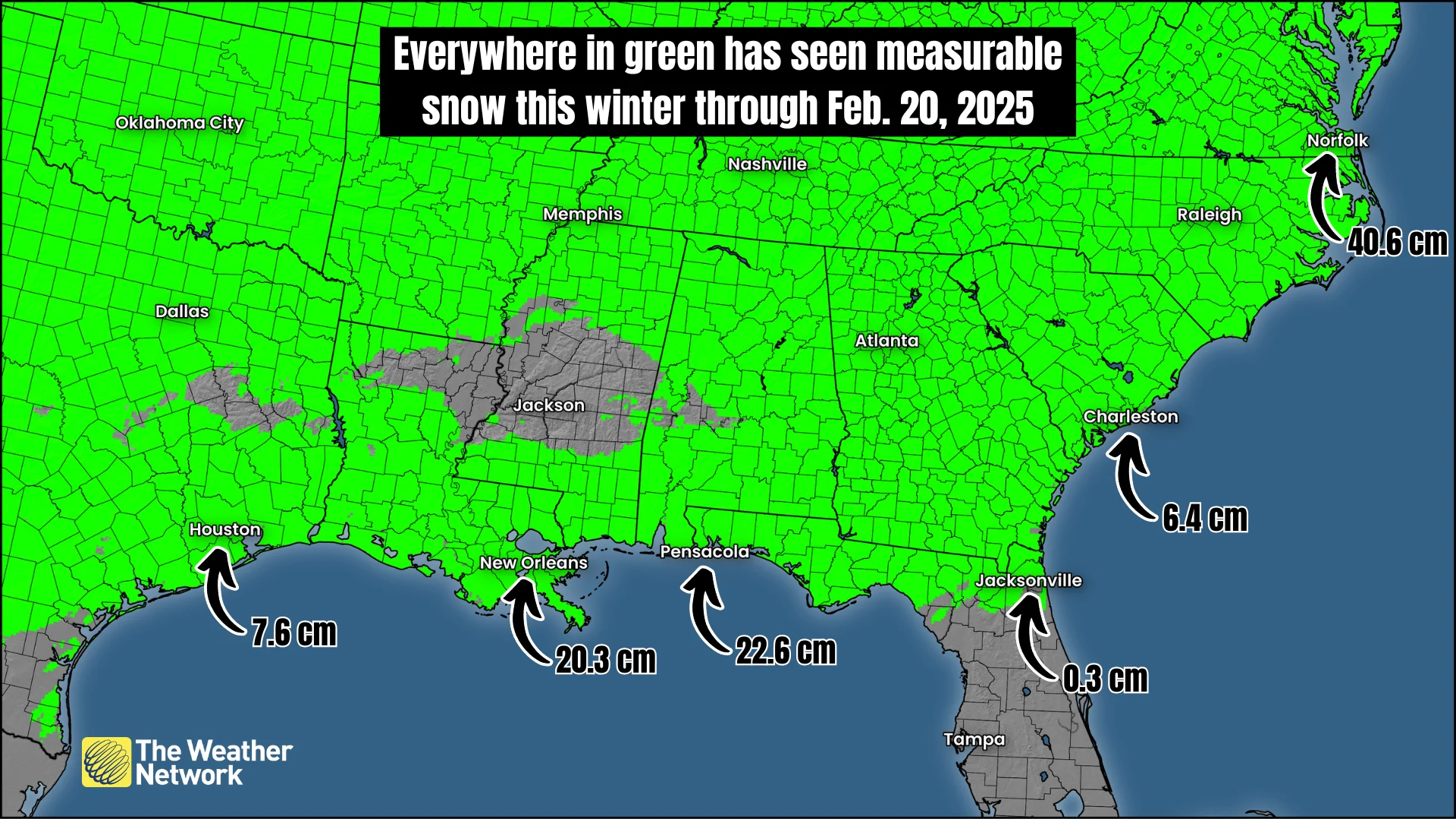 Measurable Snow Beaches 2025