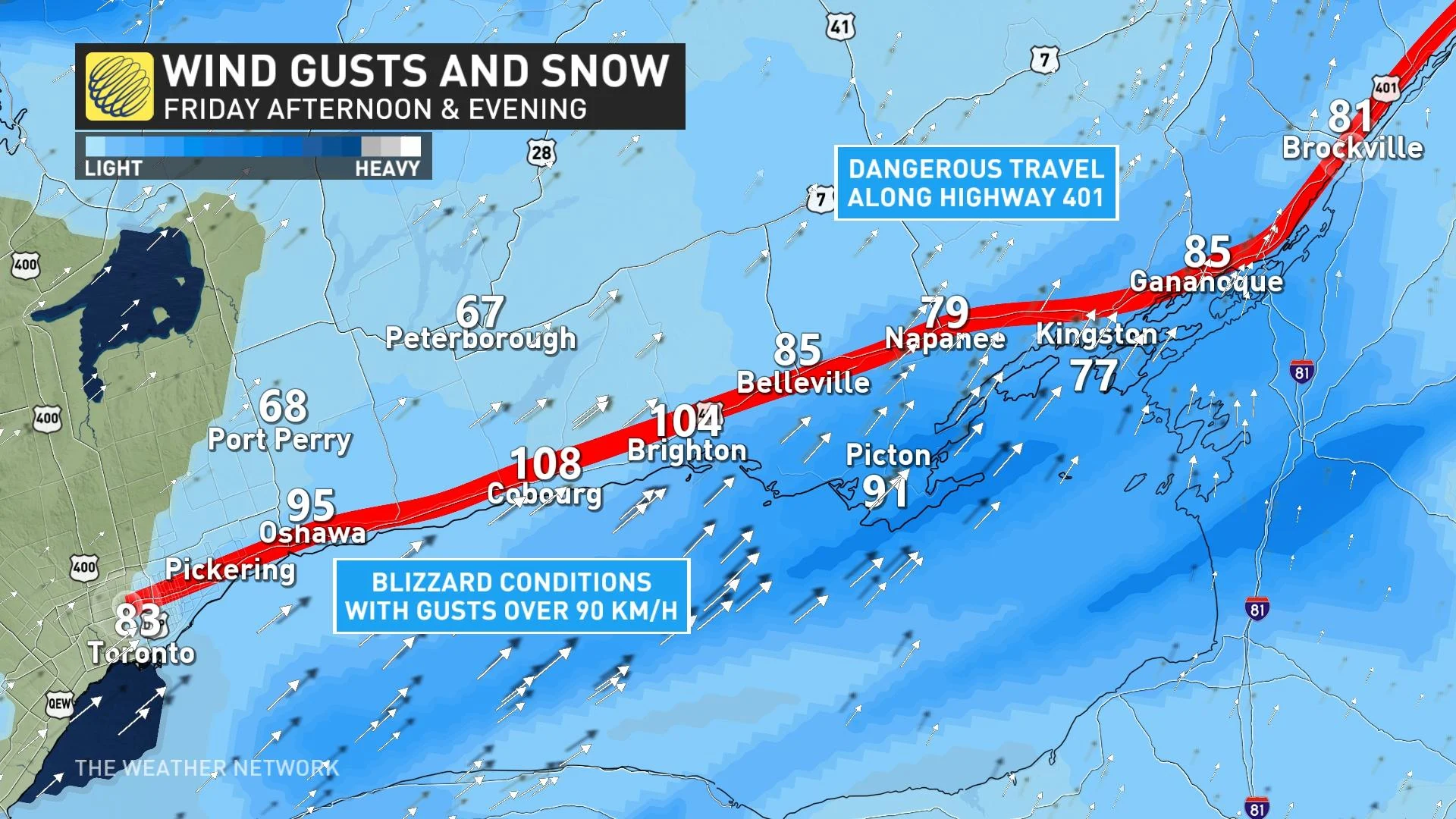 Ontario blizzard conditions - Dec. 23, 2022
