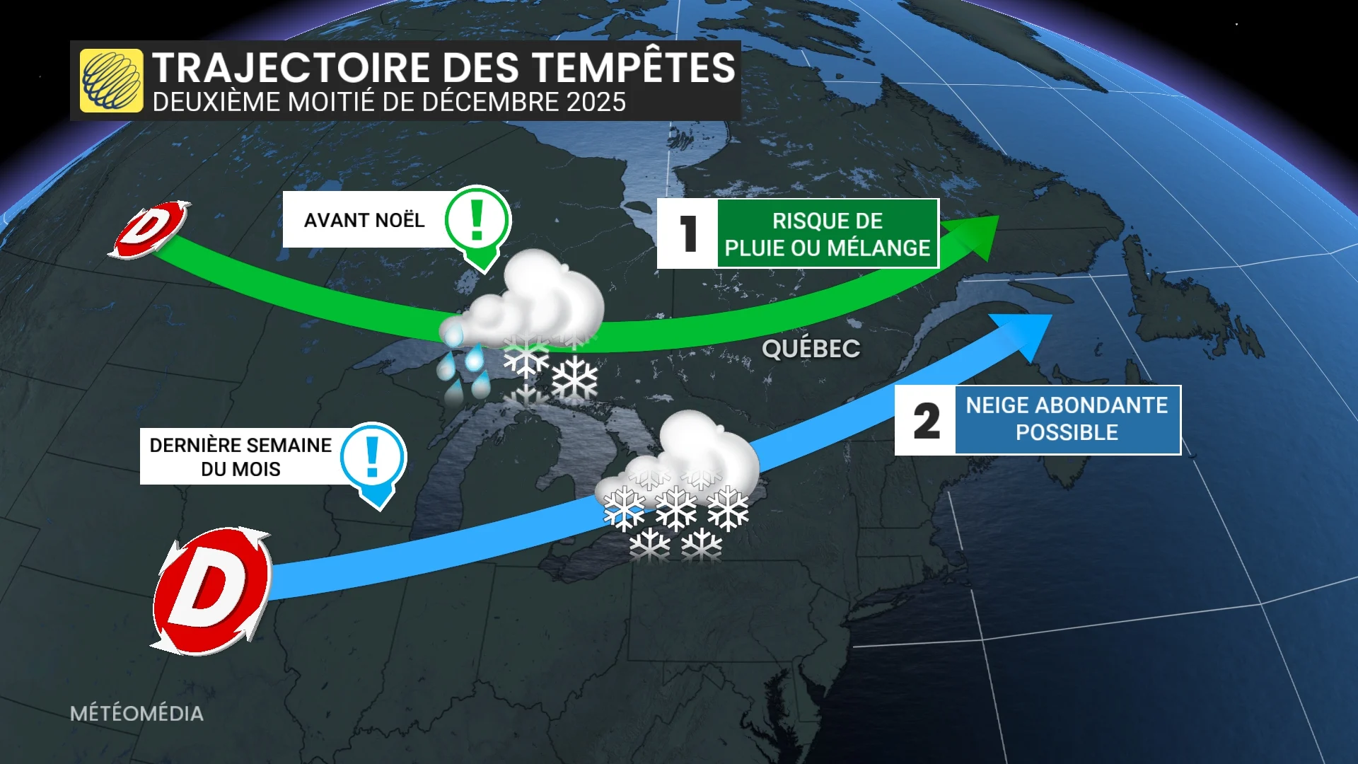 Décembre : une première en 30 ans au Québec et ce n'est pas terminé