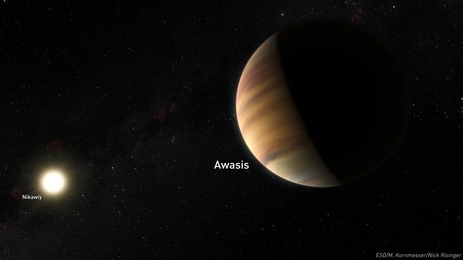 Say hello to Awasis, Canada's very own newly named alien planet
