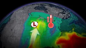 Hawaiian moisture is travelling 7,000 km straight toward Ontario