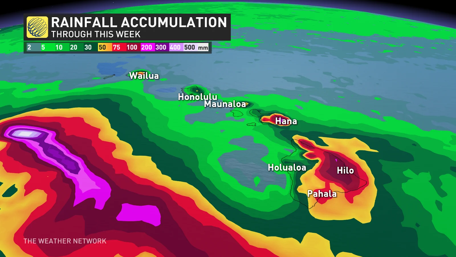 Hone Rainfall Forecast