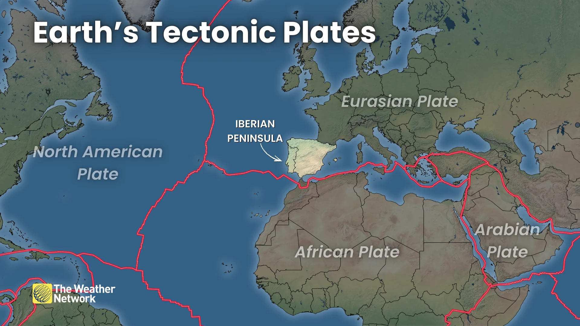 Iberian Peninsula Tectonic Plates
