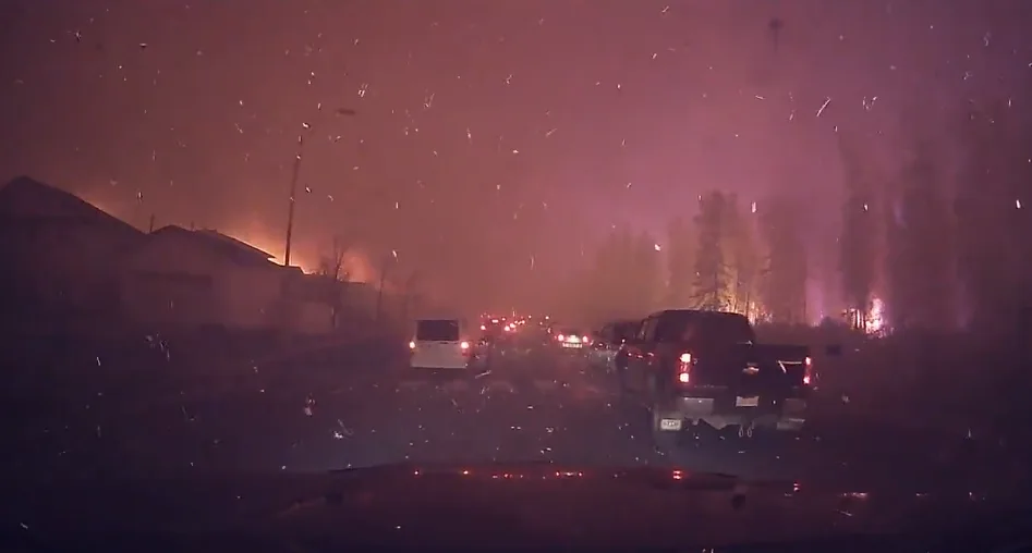 Evacuations. Courtesy Michel Chamberland