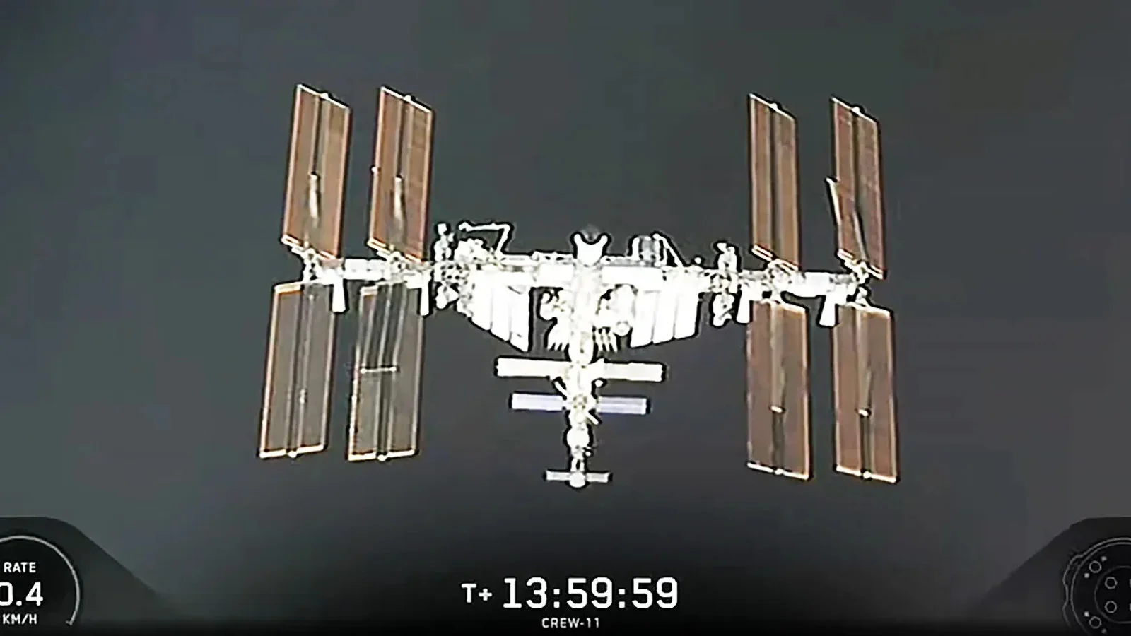 Crew 11 - ISS approach - August 2 2025