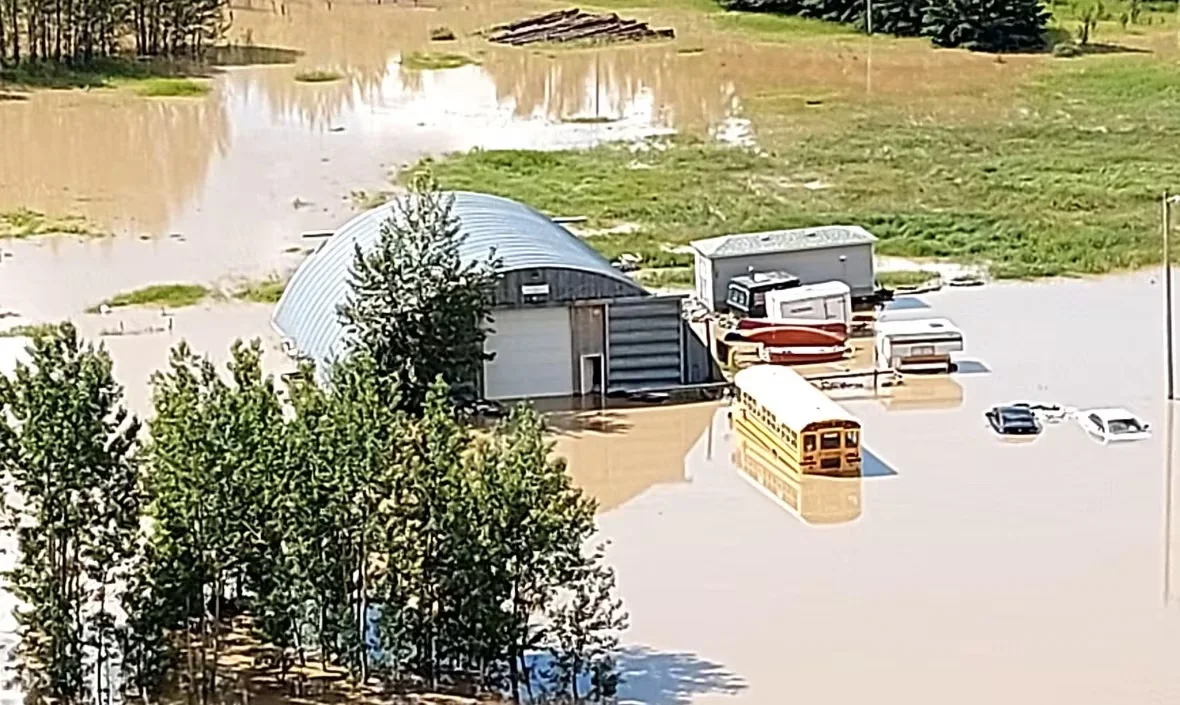 flooding-edson/Sharon Campbell via CBC