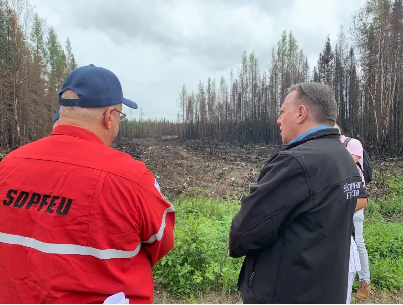 CBC - Quebec wildfires2 Premier Francois Legault