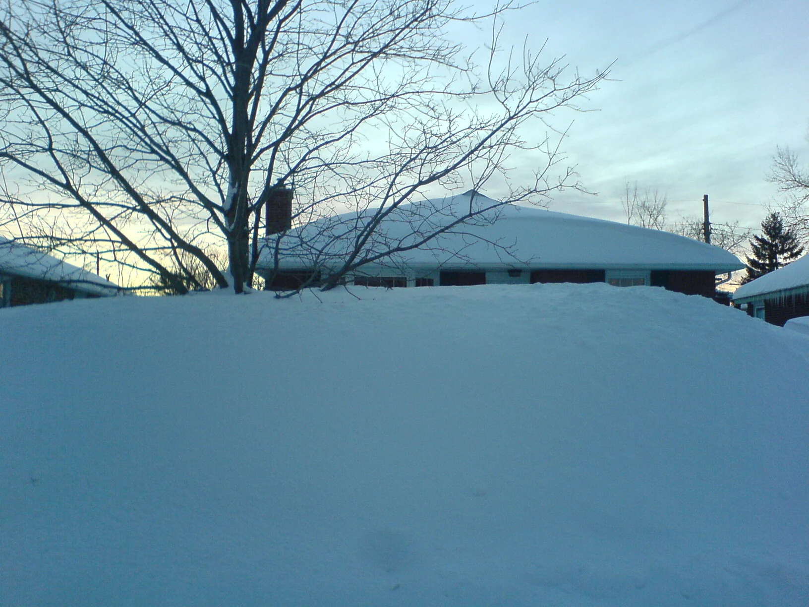 House in Ottawa Snowstorm
