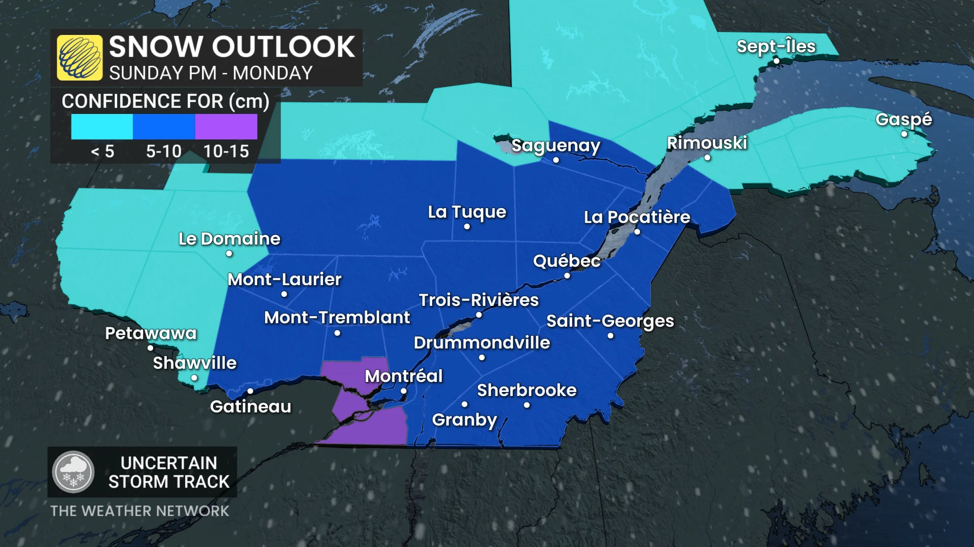 Baron - Quebec snow outlook - Jan 22