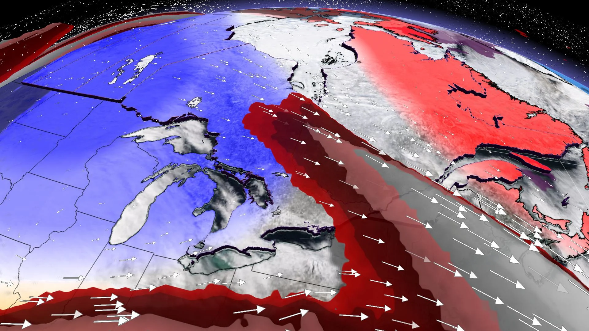 Winter will attempt to make up for lost time during February across Canada