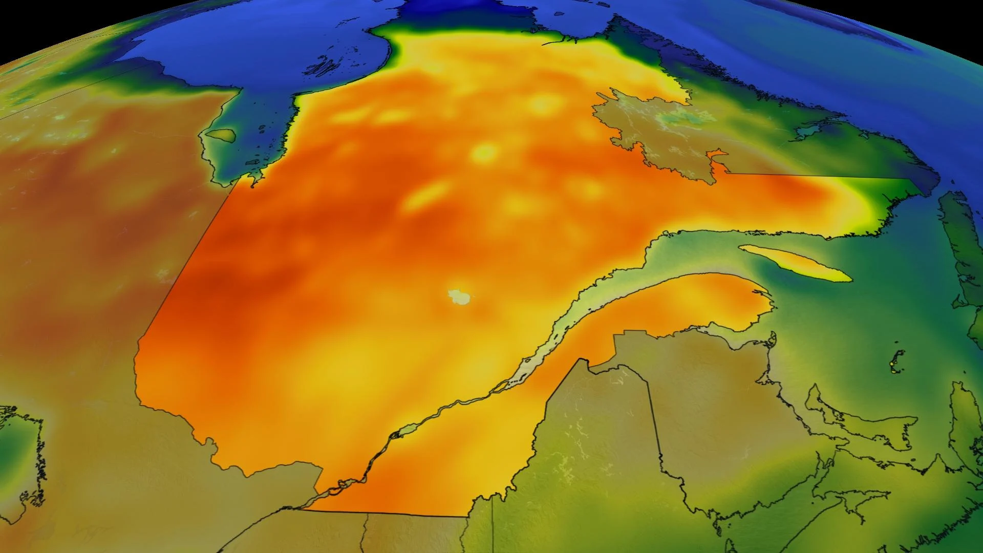 Rare : chaleur record jusqu'au nord du Québec