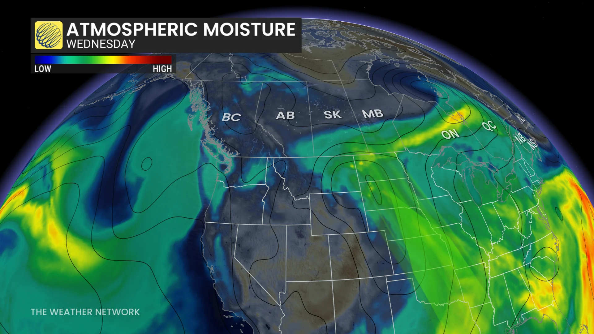Baron - Atmospheric moisture Wednesday - May 7