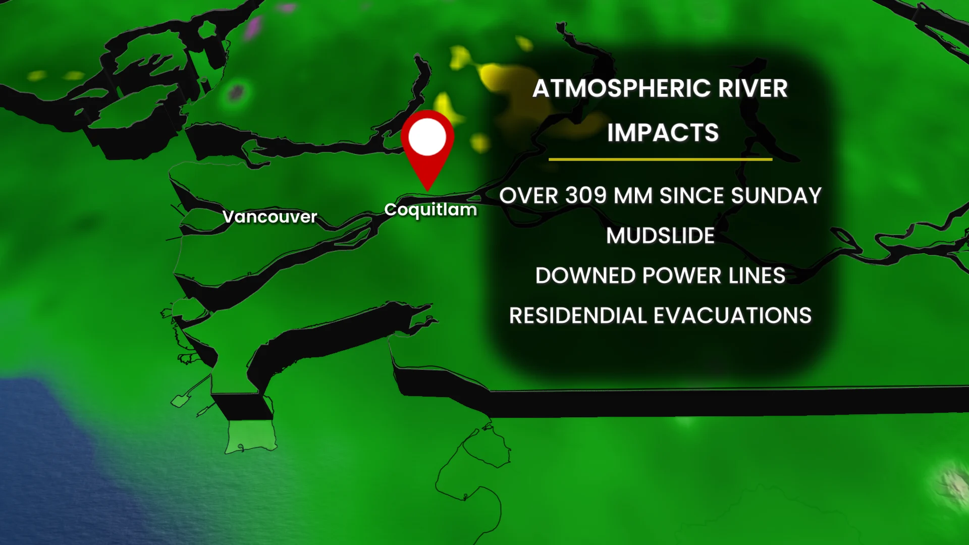 March 20, 2026: B.C. atmospheric river event - by the numbers