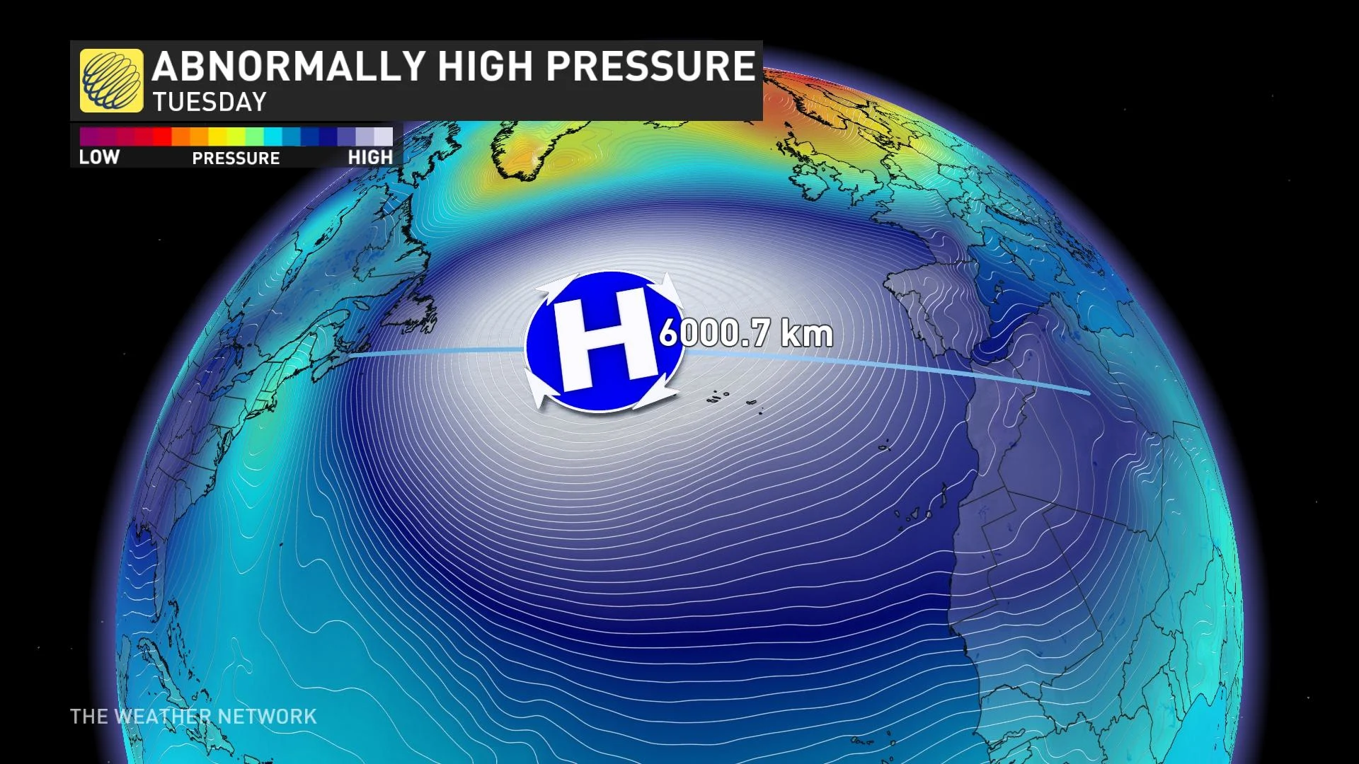 Far stretching pressure