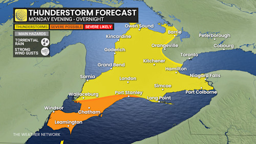 Nocturnal storms possible in southwestern Ontario with strong winds ...