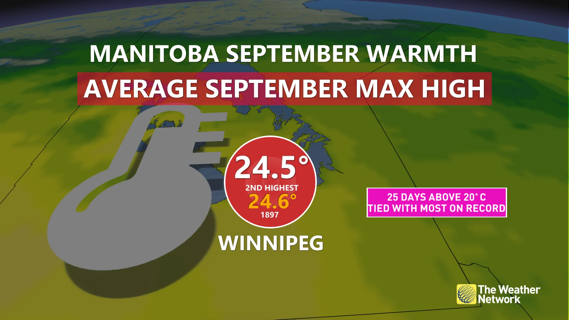 Manitoba September Temps