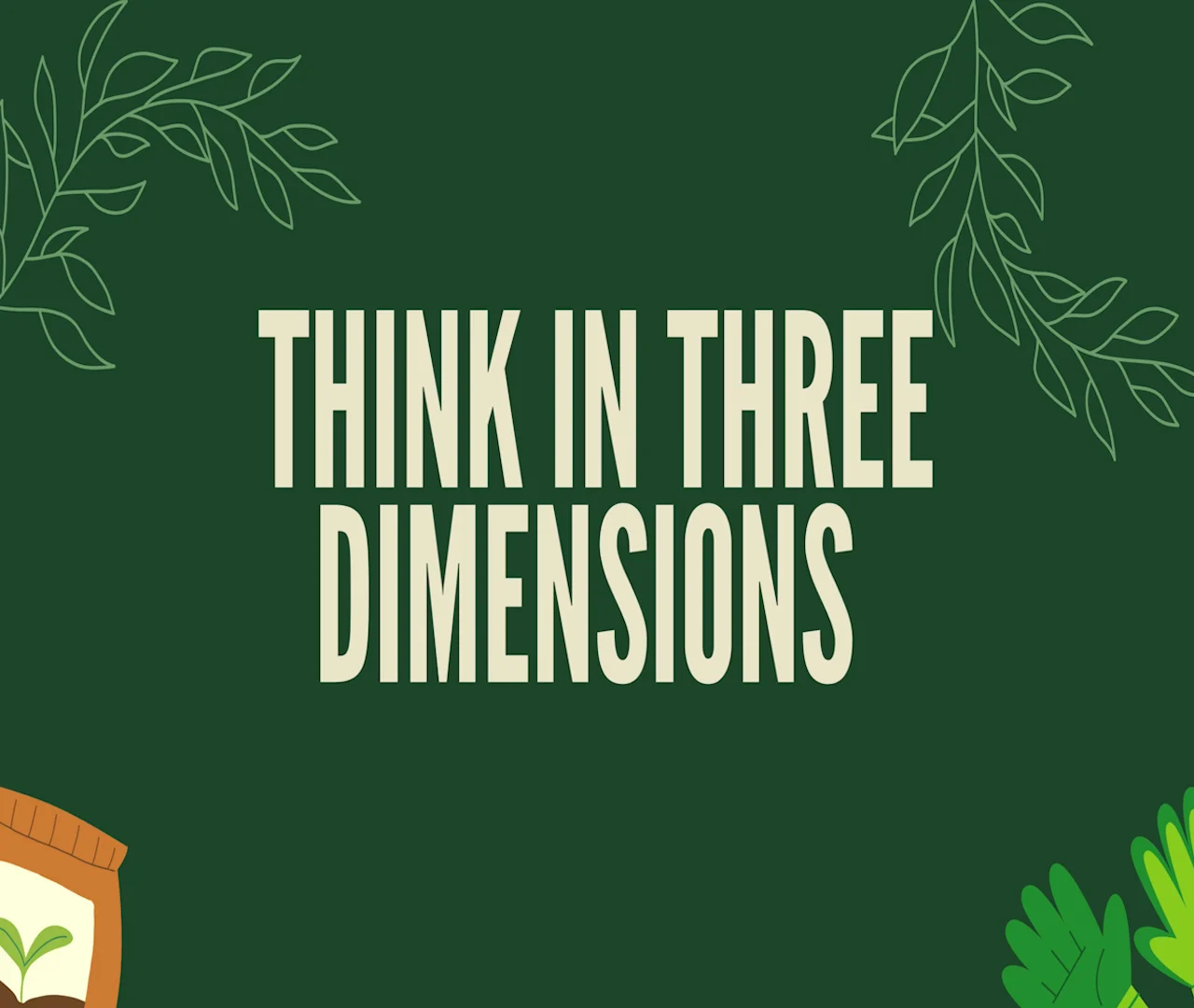 Think in three dimensions for balcony garden/Connor O'Donovan