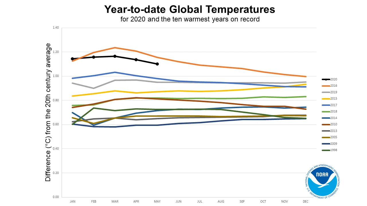 Year-to-Date-Temperature-horserace-202005-NOAA