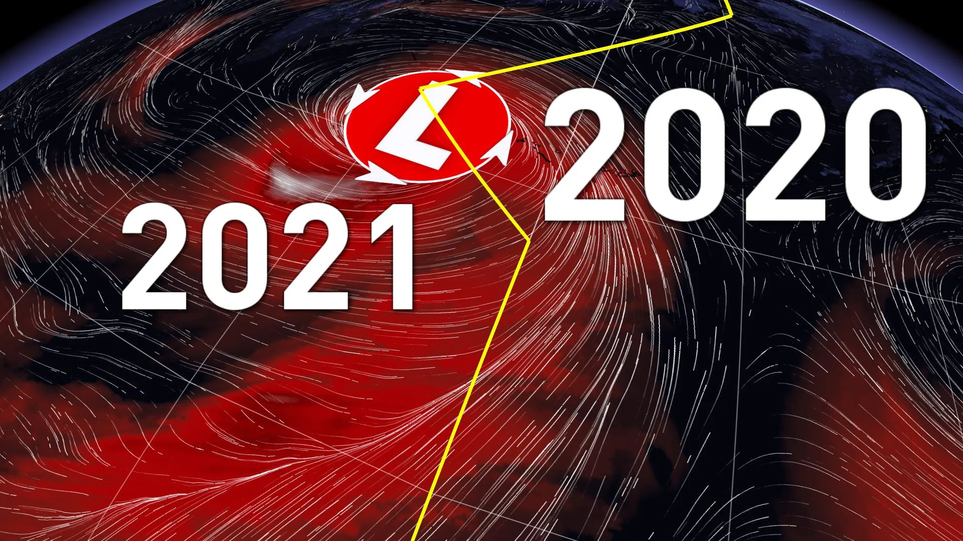 Time-bending monster storm sends air swirling between 2020 and 2021