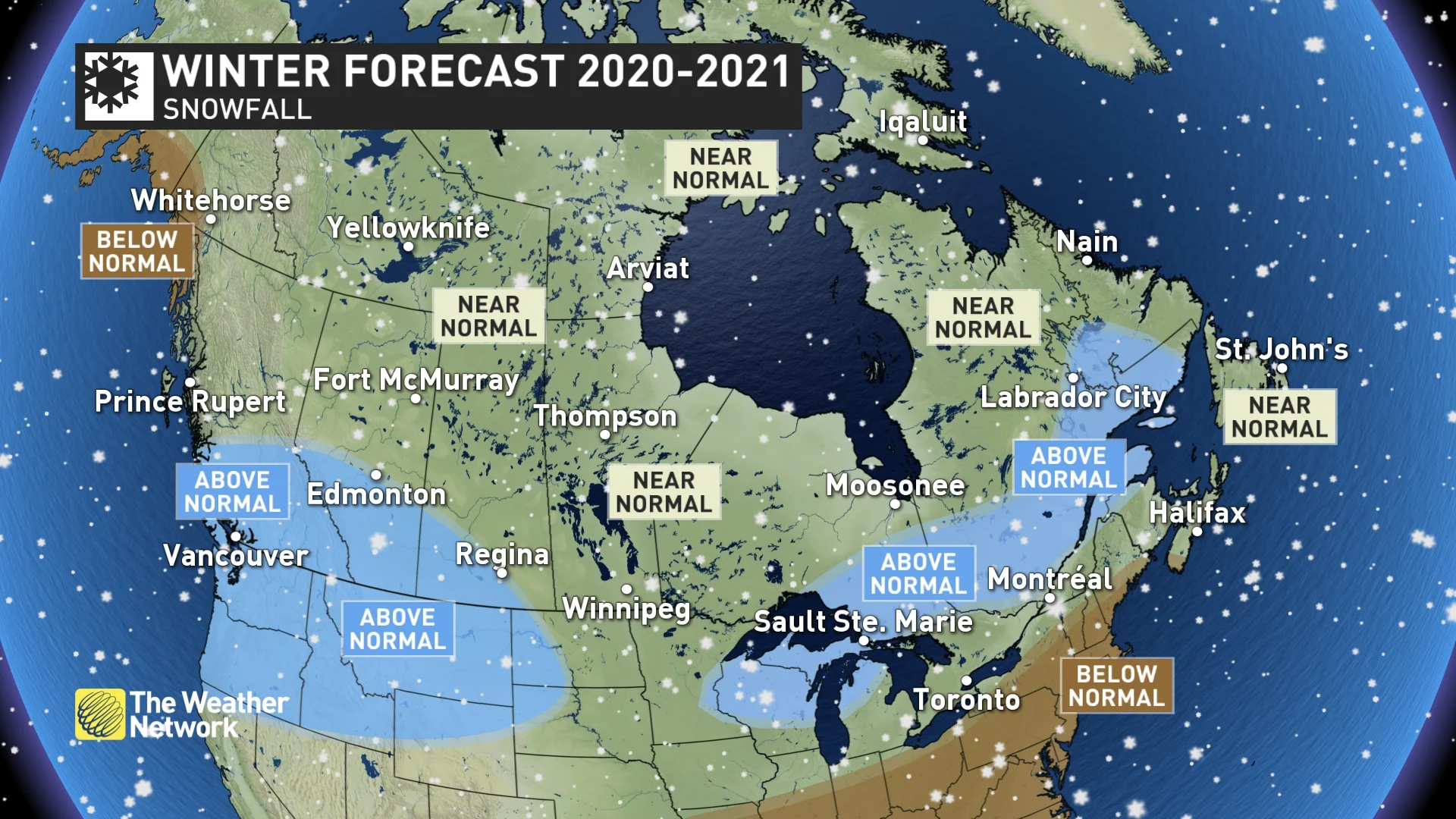 2021 National Snowfall forecast
