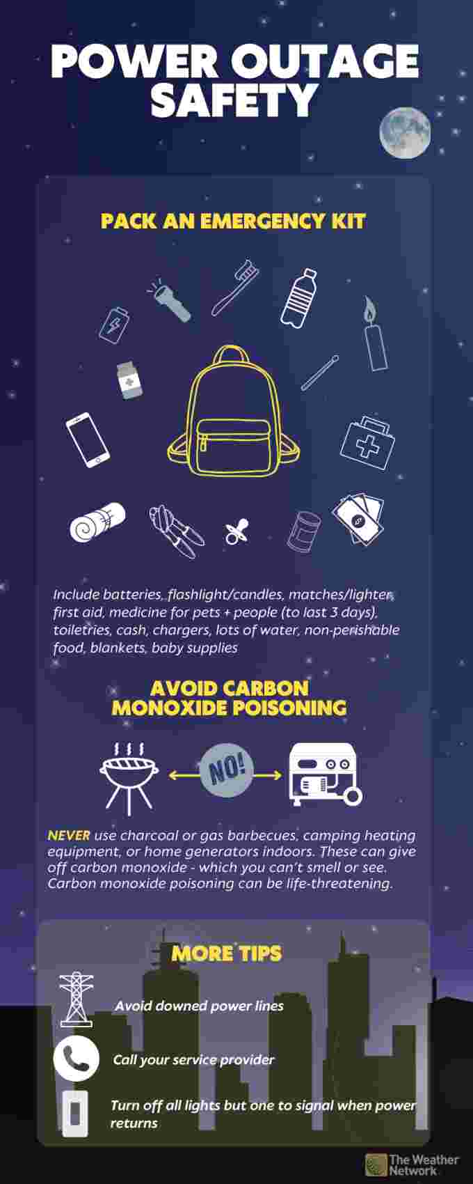Power outage safety infographic (Cheryl Santa-Maria)