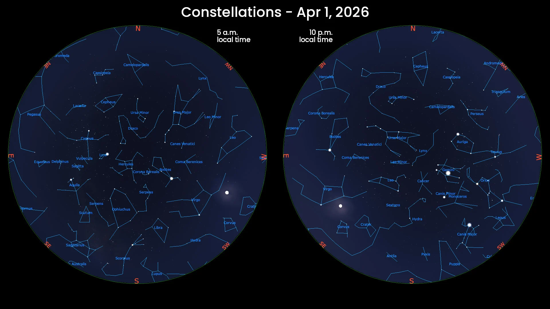 April 1 2026 - Constellations