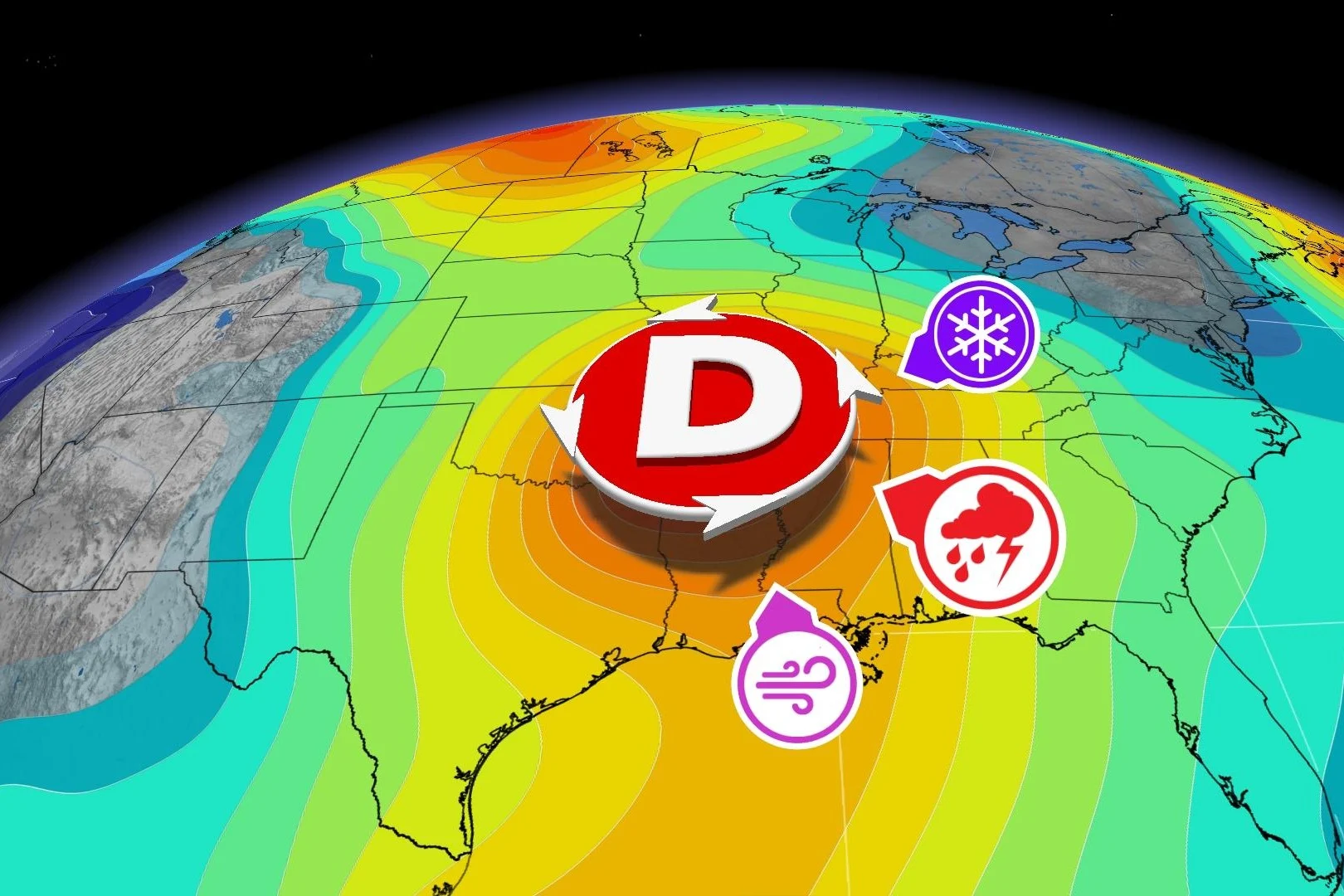 Le système qui sème des tempêtes aux États-Unis aura des effets sur le Québec