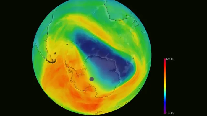Cette année, le trou dans la couche d’ozone est particulièrement vaste