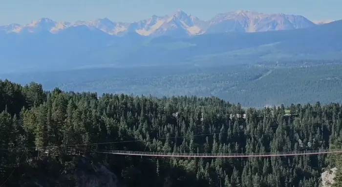 The Weather Network reporter braves Canada's highest suspension bridge