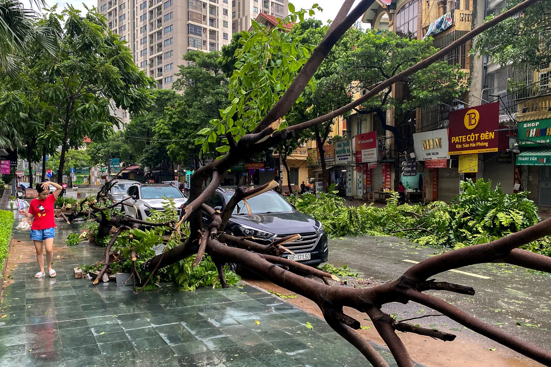 (REUTERS) Typhoon Yagi Damage Hanoi Vietnam September 8 2024