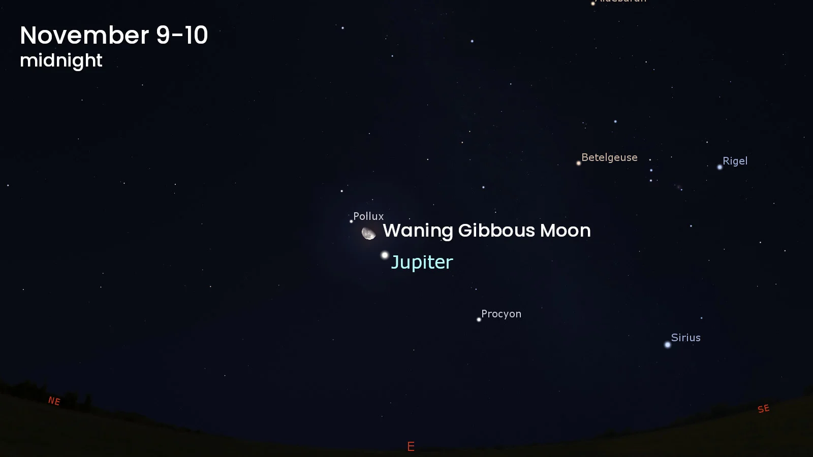 November 10 - Moon Jupiter