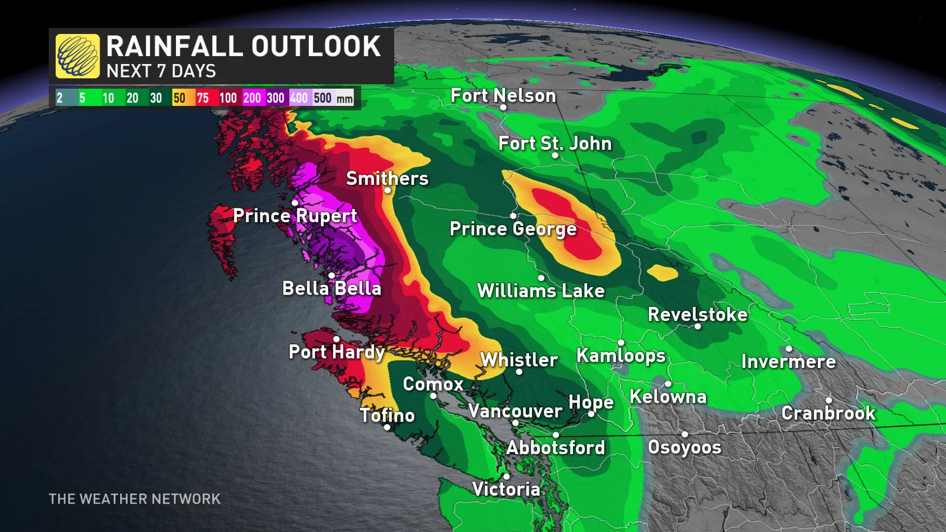 Baron - BC rainfall outlook - Sept21 