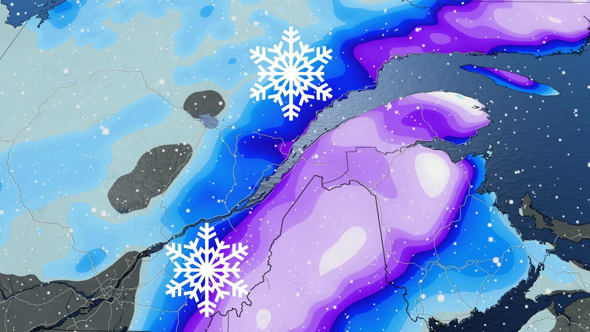 Une tempête hivernale frappe cette région de plein fouet