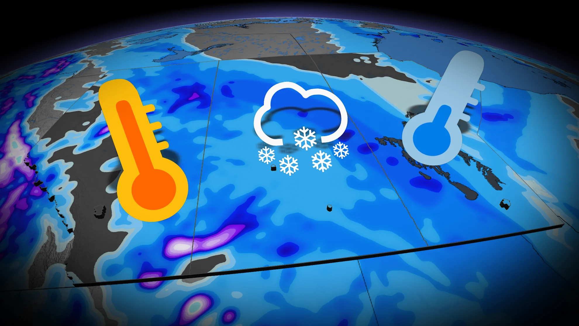 Snow sneaks in as major temperature rollercoaster hits the prairies