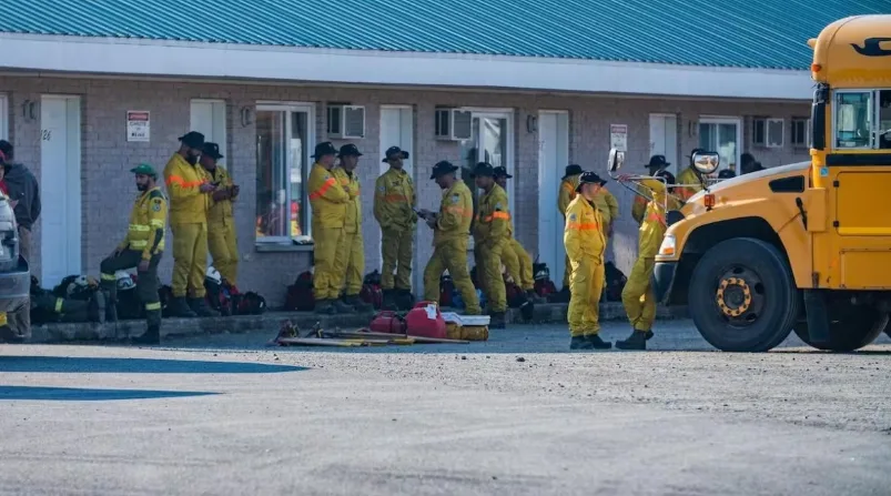 CBC - QC firefighters - Michel Aspirot-Radio-Canada
