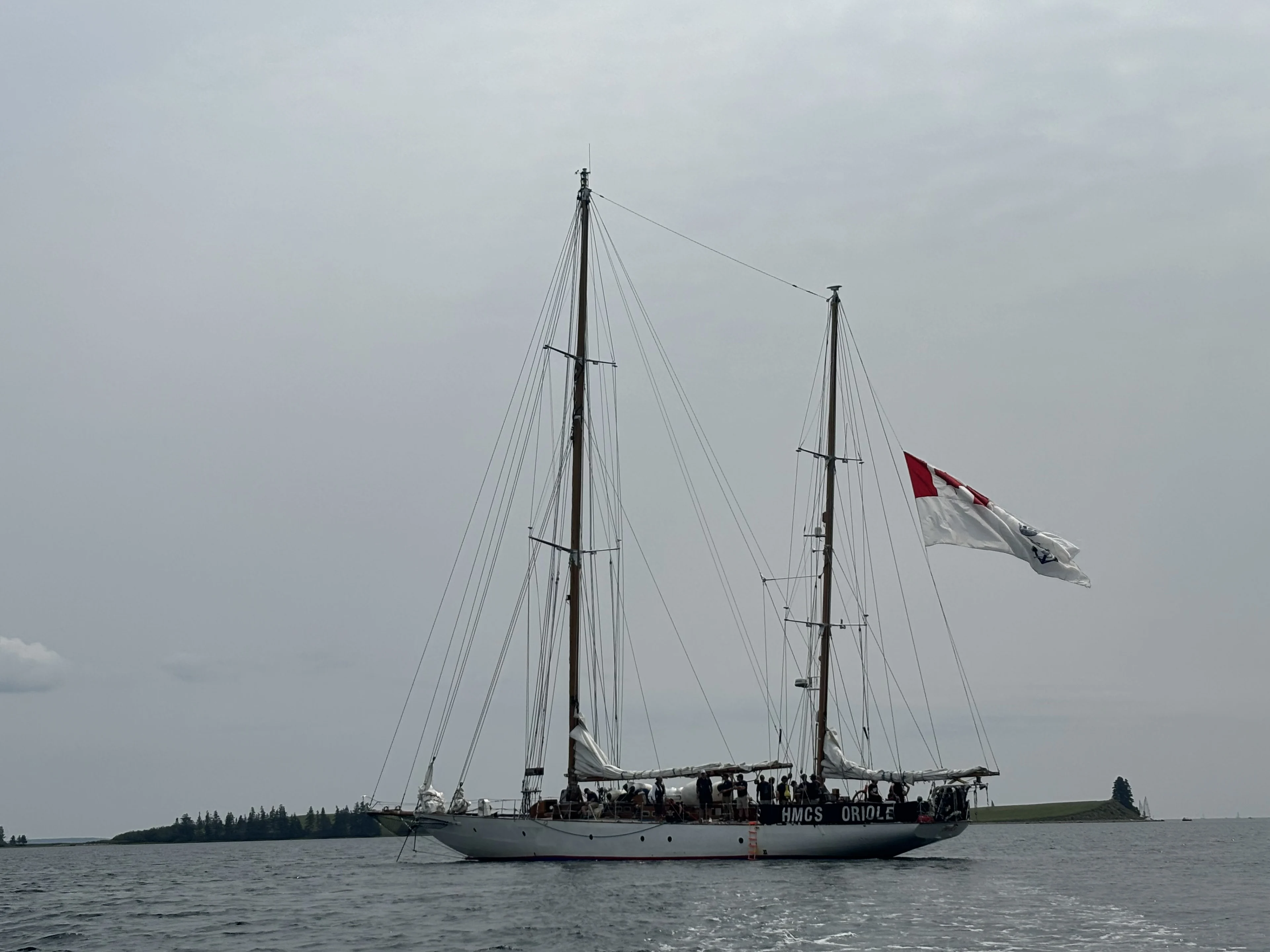 The HMCS Oriole, built in 1921, was originally used for racing in the Great Lakes before being bought by the Royal Canadian Navy in the 1950s. (Nathan Coleman/TWN)