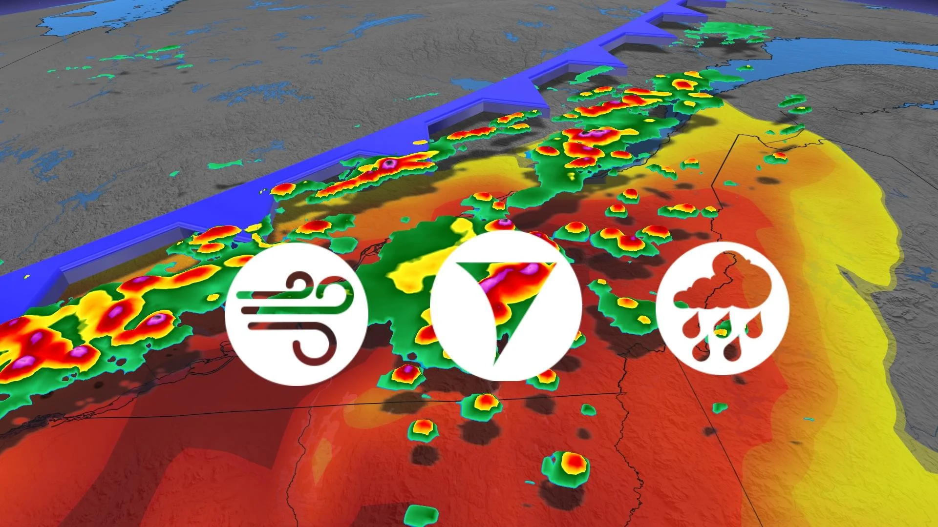 Encore des risques d'orages violents dimanche