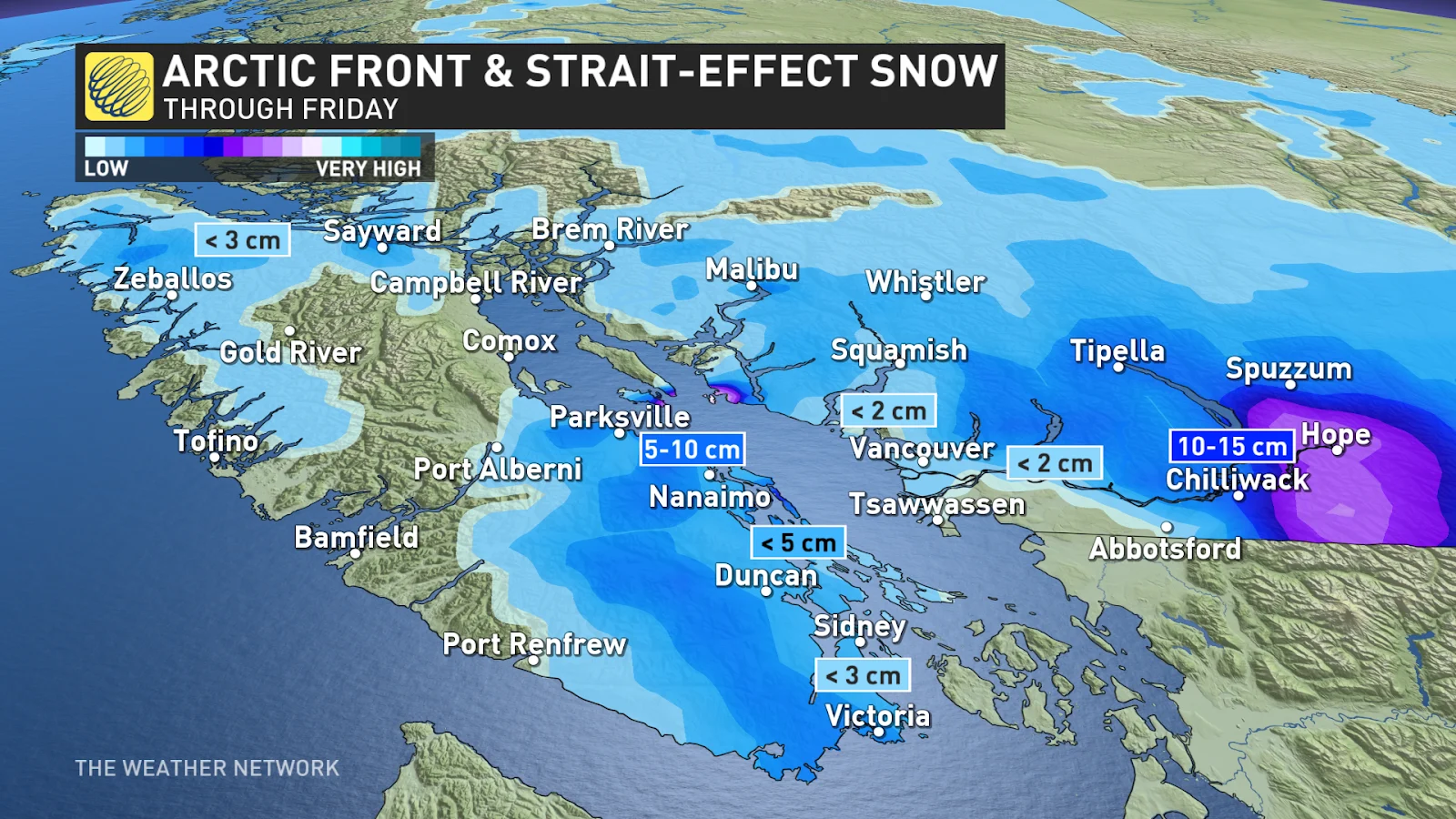 BC snow amounts Jan 10 2024
