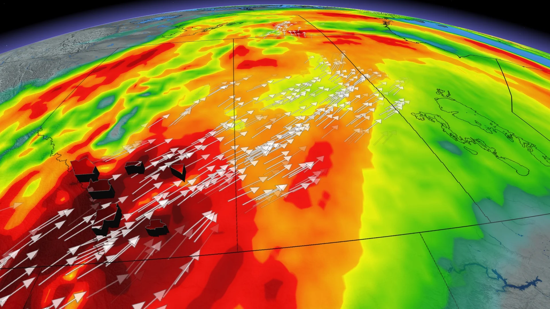 Persistent, unusual heat on the Prairies will come with wind threat