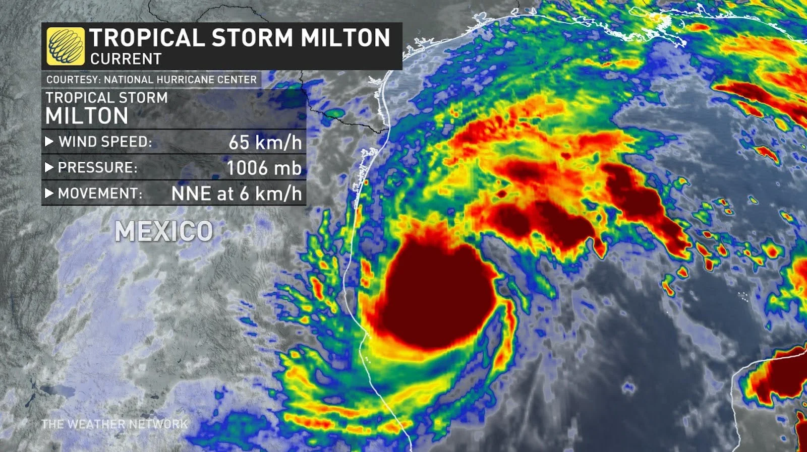 Tropical Storm Milton Info Saturday Night