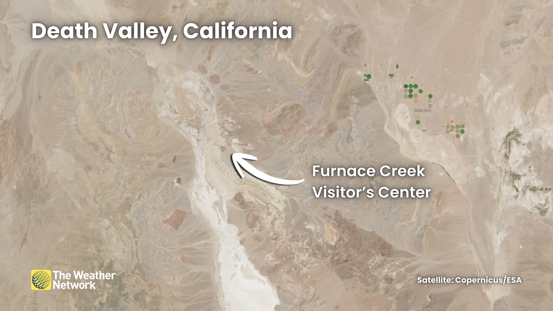 Death Valley California Satellite