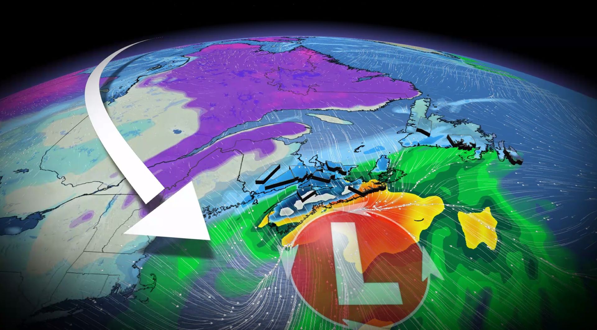Conducive setup sees nor'easter on the table for Atlantic Canada
