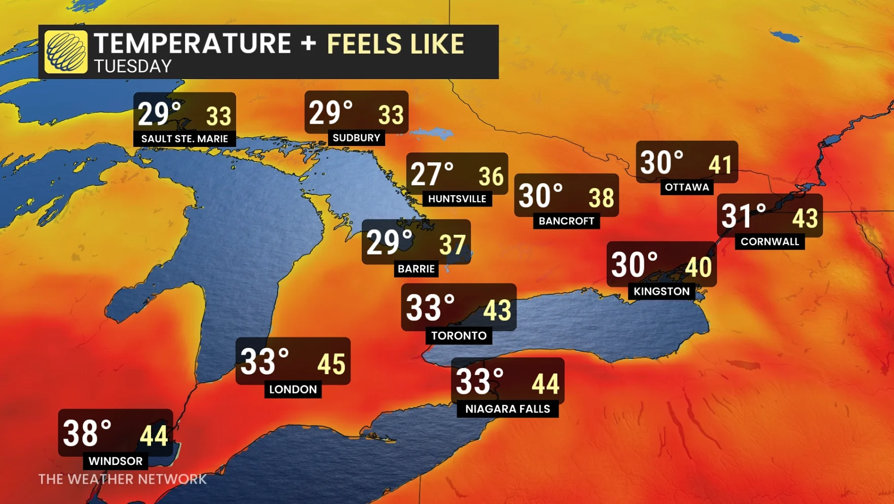 Barron - 0620 Tuesday Heat + Feels like
