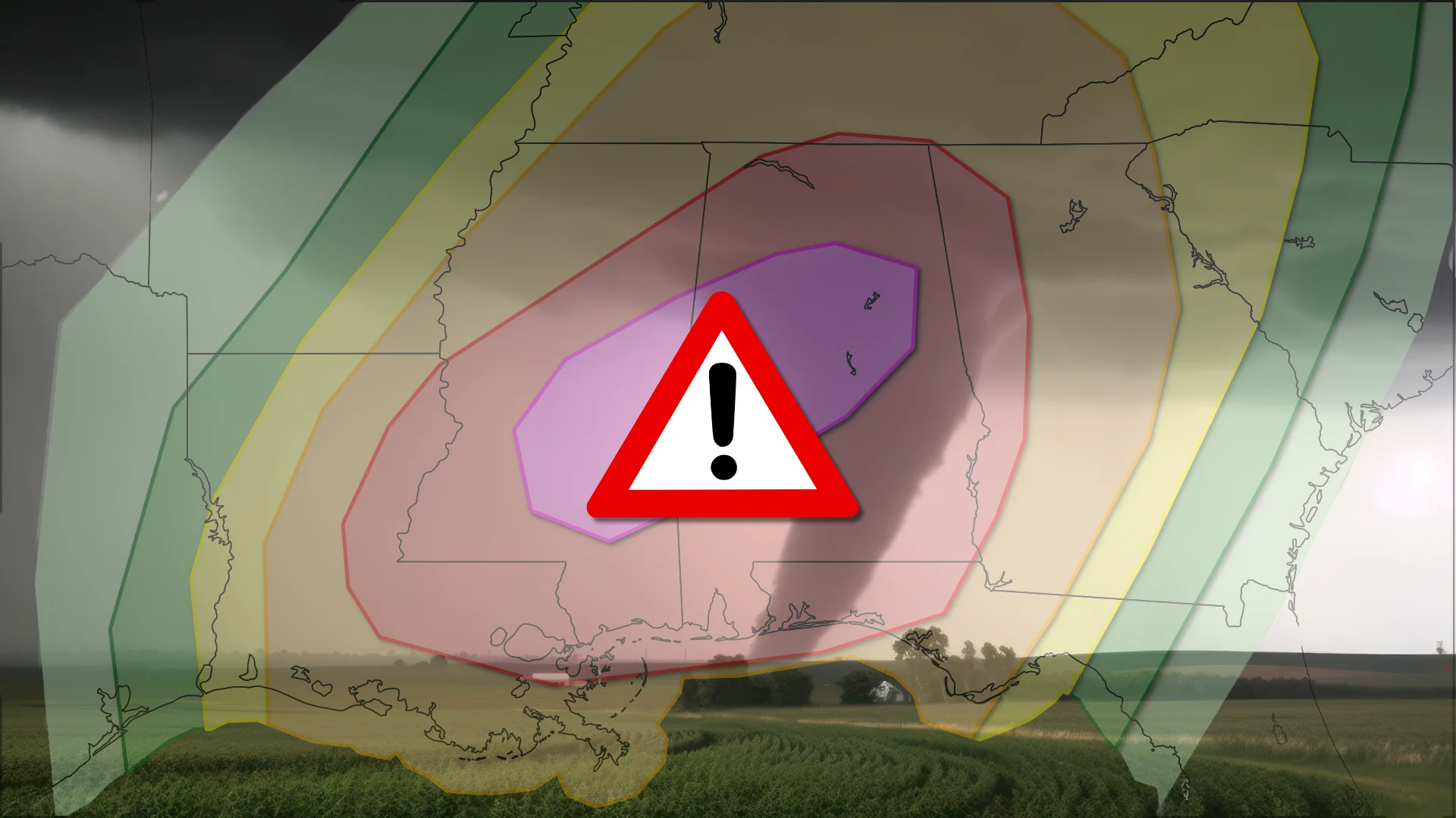 Rare ‘high risk’ severe storm outbreak could fuel intense twisters