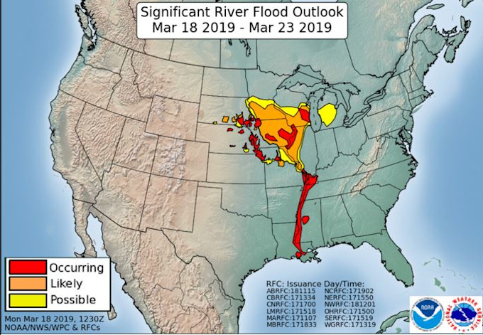 The Weather Network Flood Risk Accompanies Spring S Arrival For